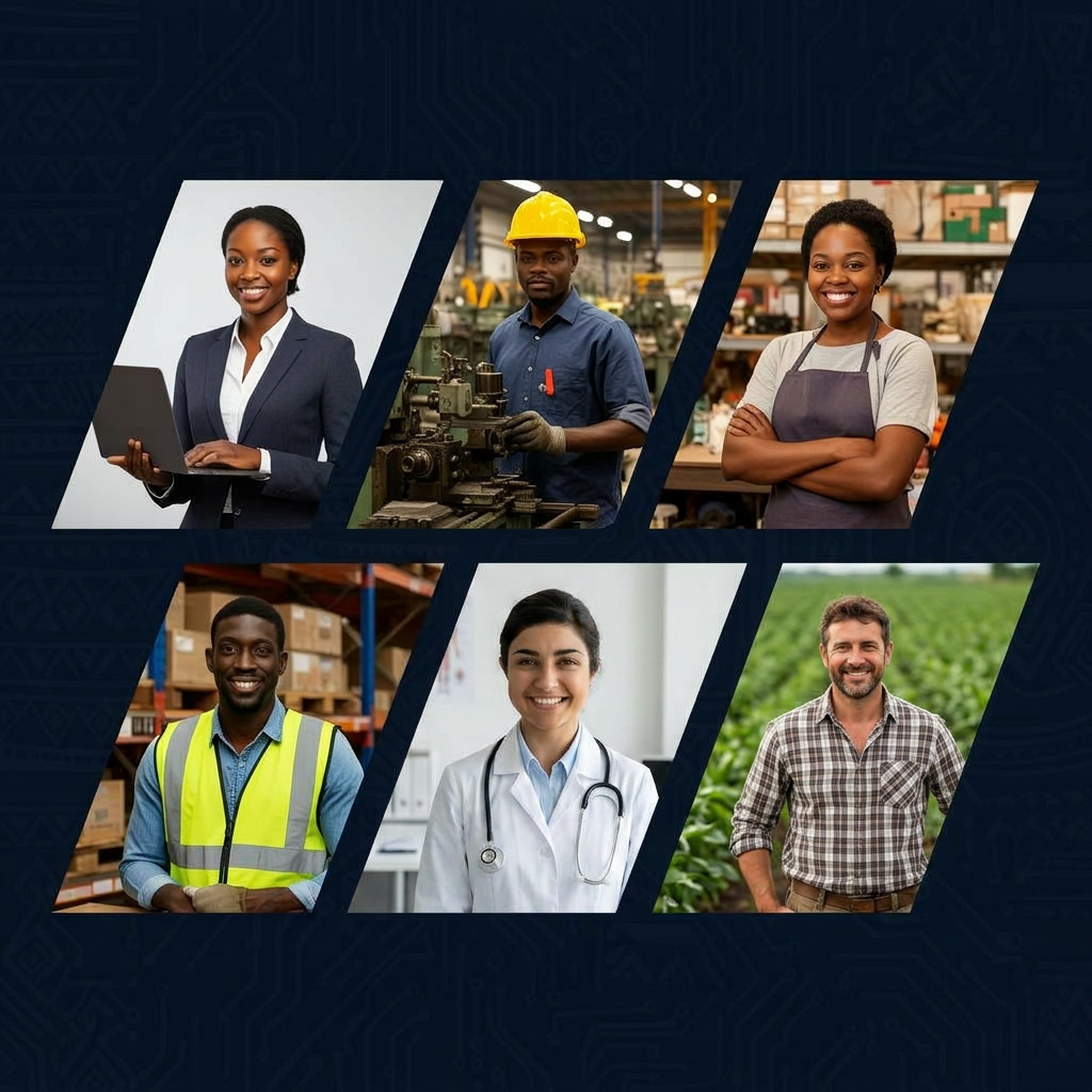 Diverse entrepreneurs running their businesses with A-Game